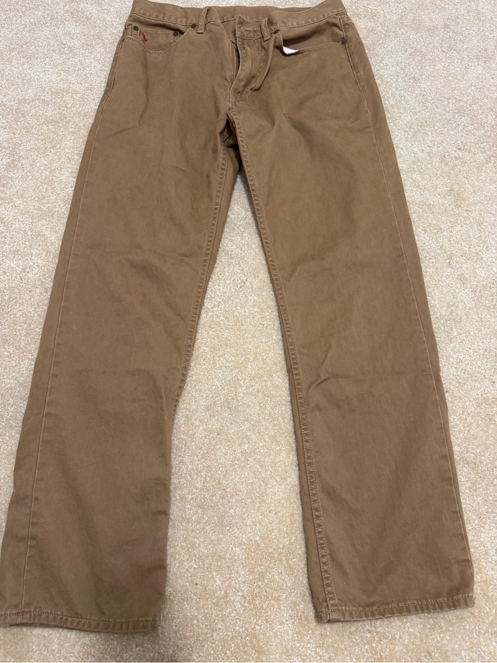 Polo by Ralph Lauren Brown Chino Pants straight. Mid to low rise. 31x30.